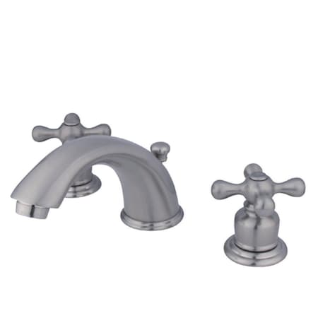Kingston Brass KB968AX Victorian Widespread Bathroom Faucet, Brushed Nickel KB968AX